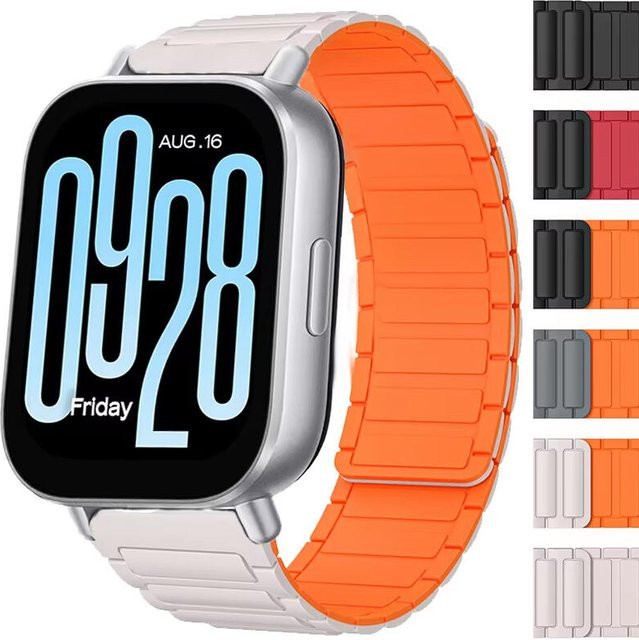 Uhrenarmband Silikon, Magnetisch, 22 mm, Unisex - Bild 1