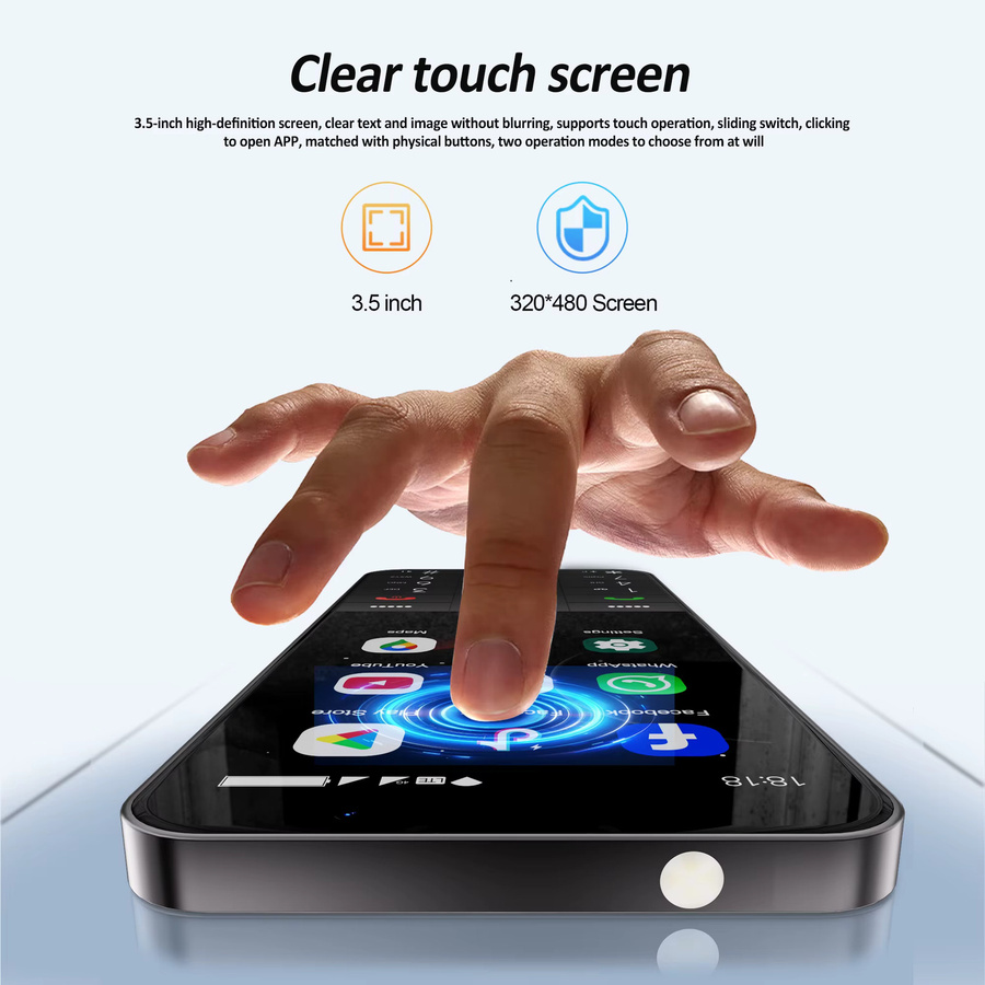 SERVO F26 PRO Android Smartphone in Schwarz mit 3,5-Zoll-Display, 4G/LTE, WLAN, GPS und 2850mAh Akku - Bild 5