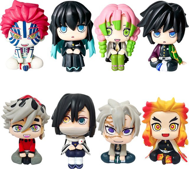 Bandai Demon Slayer Kamado Tanjirou Kamado Nezuko Giyuu Mitsuri Action-Figuren-Modell, Puppe - Bild 1