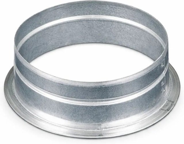 Subtiel Universalstutzen aus verzinktem Stahl in Silber, Durchmesser: 180 mm - Bild 1