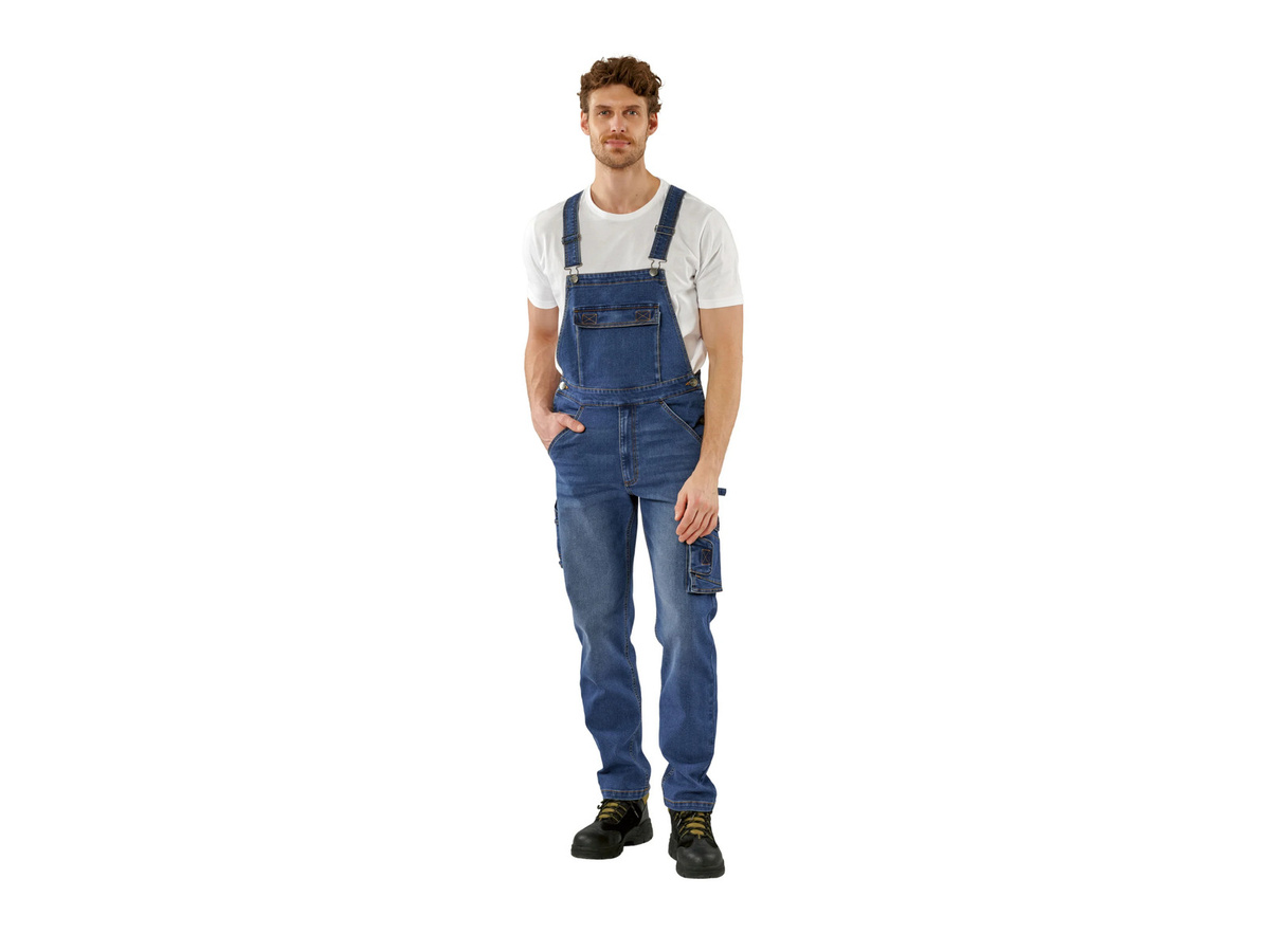 Parkside Herren Arbeitslatzhose Fan Edition in Blau, Größe M (48/50) mit Holstertaschen - Bild 2