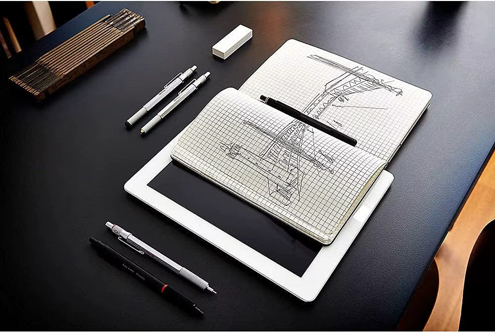 Rotring 300 Druckbleistift 2,0 mm Schwarz mit integriertem Spitzer - Bild 3