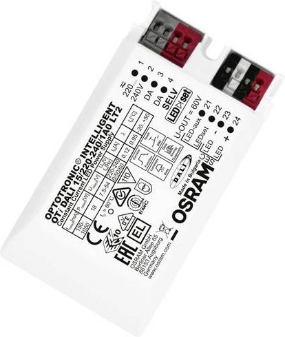 Osram Optotronic DALI LT2 LED-Treiber Konstantstrom 18 W dimmbar 2.5 - 54 V in Weiß - Bild 1