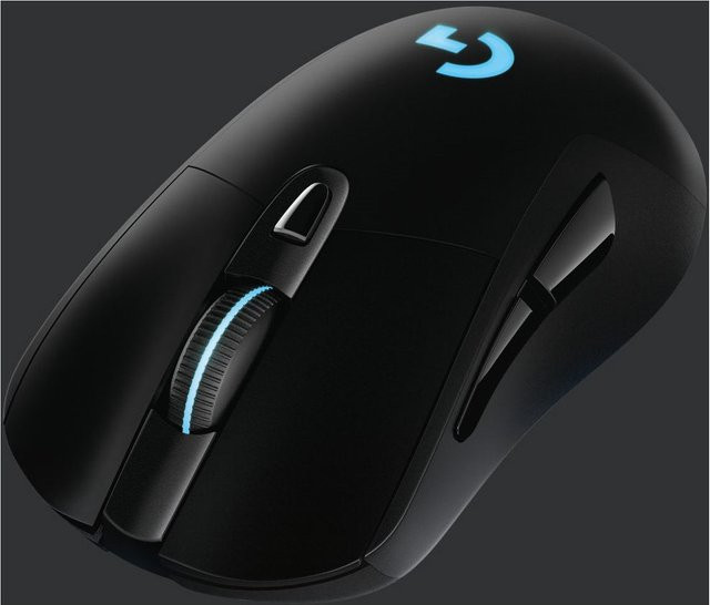 Logitech G703 Lightspeed Kabellose Gaming-Maus Schwarz mit 16000 DPI und optischem Sensor - Bild 2