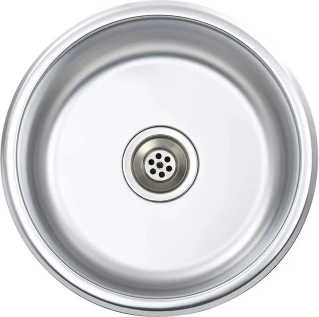 vidaXL Einbauspüle aus Edelstahl in Silber mit Sieb und Siphon für Unterbauinstallation, B/T/H: 42,0 x 42,0 x 16,0 cm - Bild 1