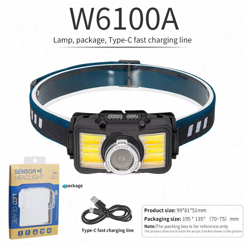 ESMARTER Mini LED-Scheinwerfer mit USB-Anschluss und Cool White Licht für Camping und Jagd - Bild 3