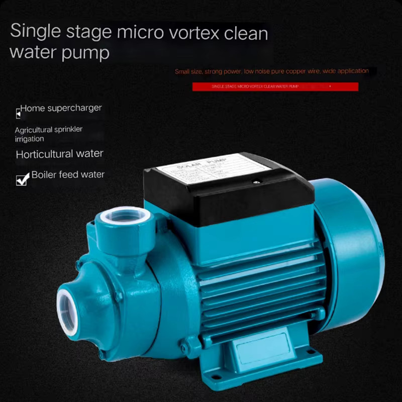DWiusty QB60 Hochdruck-Wasserpumpe mit Bürstenmotor, 180W Leistung, selbstansaugende Solarbatteriepumpe für DC 12V/24V/48V - Bild 4