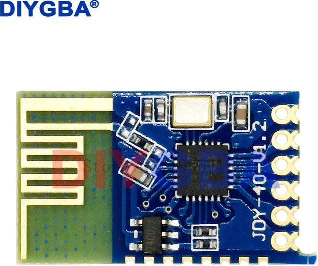10 Stück JDY-40 Bluetooth 2,4 GHz Drahtloser Serieller Port Transceiver und Fernkommunikationsmodul in Blau - Bild 1
