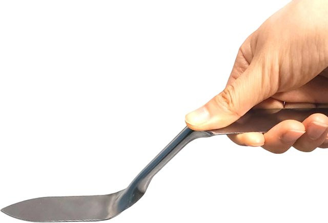 Vibratite Nahtreparaturwerkzeug in Silber mit flexibler Klinge und handfreundlichem Griff zur Fliesennahtreparatur und zum Abdichten - Bild 1
