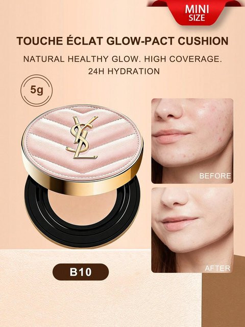 Yves Saint Laurent Touche Éclat Glow-Pact Cushion Foundation, 5g, beige - Bild 1