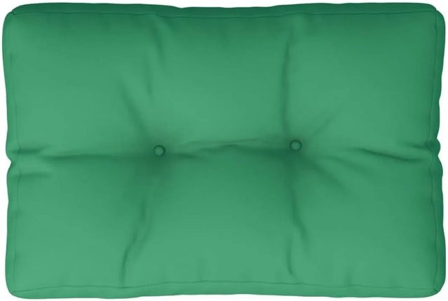 vidaXL Palettenkissen Grün aus Polyester, wasserabweisend und UV-beständig, B/T/H: 50 x 40 x 12 cm - Bild 1
