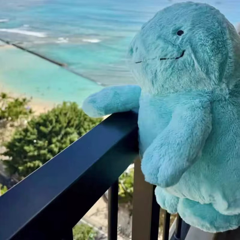 Bandai Pokémon Quagsire Plüschpuppe, blau - Bild 4