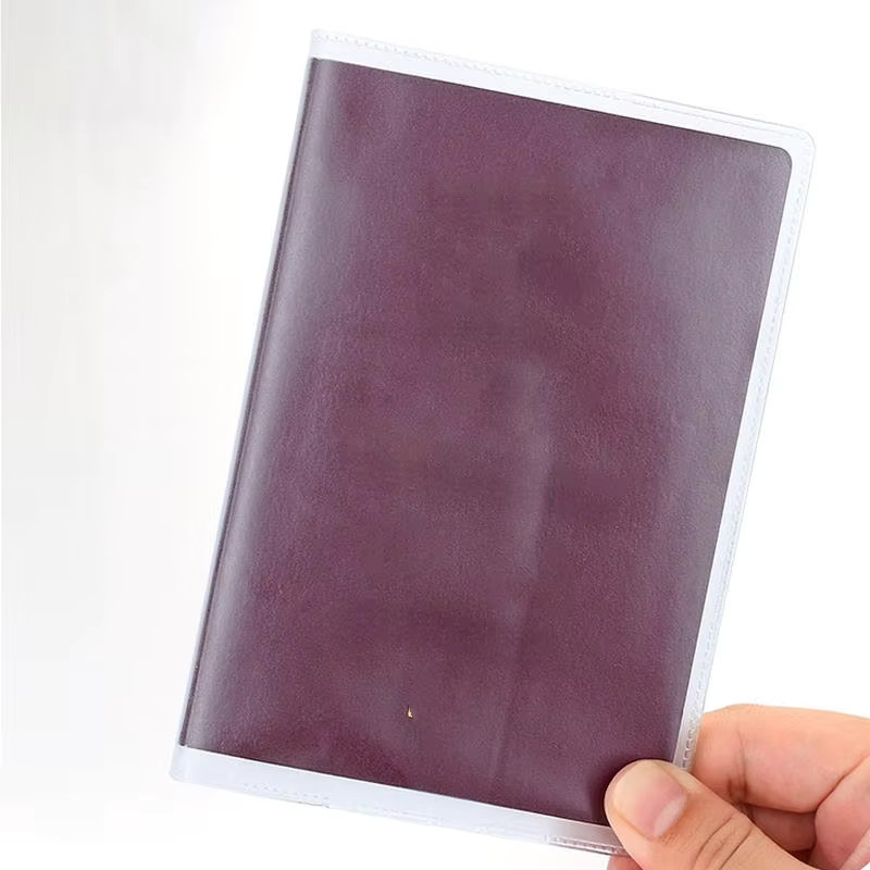 6 Stück transparente Reise-Passhüllen aus wasserdichtem PVC für Ausweise, Visitenkarten und Kreditkarten - Bild 2