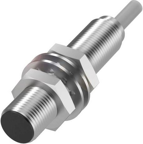 Balluff Induktiver Näherungsschalter BES M12MI-PSC20B-BV03 BES005W bündig PNP Schließer, Farbe: Silber, Durchmesser: 12 mm, Länge: 53 mm - Bild 1
