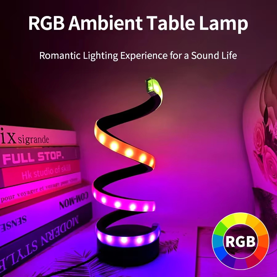 GGBEE LED Schreibtischlampe in Schlangenform mit USB-Anschluss, dimmbar, Weiß oder RGB - Bild 4