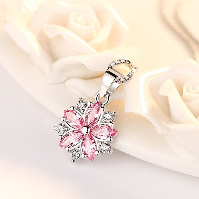 SAY Halskette 925 Silber, Zirkonia, Damen - Bild 1