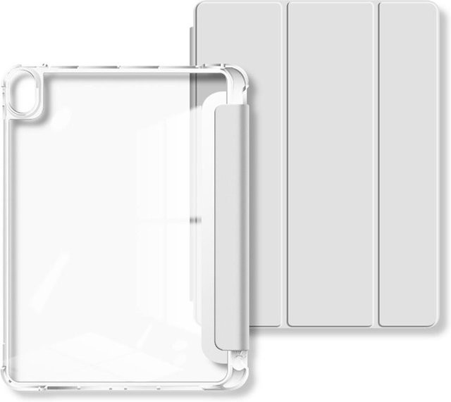 Transparente iPad Hülle mit Stifthalterung und Auto Sleep/Wake Funktion für iPad 10. und 11. Generation (11 Zoll) - Bild 1