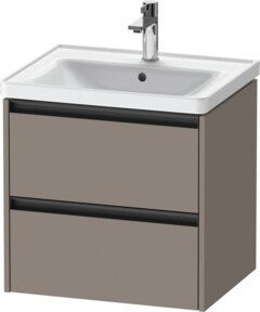 Duravit Waschtischunterschrank Ketho.2 in Basismaß mit 2 Schubladen, wandhängend, B/T: 58,4 x 45,5 cm - Bild 1