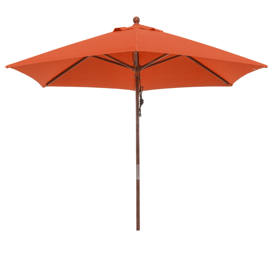 anndora Sonnenschirm rund mit Winddach in Terracotta, Durchmesser: 250 cm, UV-Schutz UPF 50+ - Bild 1