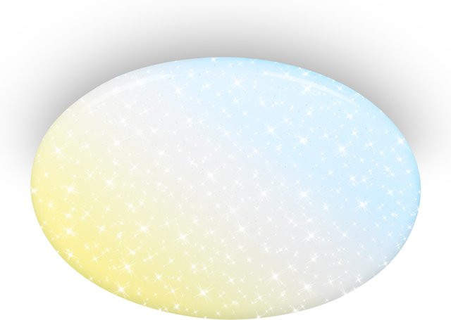 BRILONER CCT LED Sternenhimmel Deckenleuchte in Weiß, dimmbar mit Fernbedienung, Durchmesser: 56 cm - Bild 1
