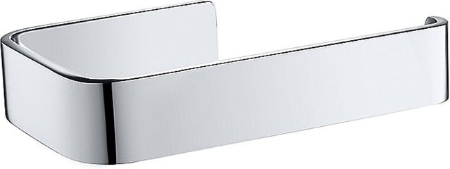Brillantbad BOLO Papierrollenhalter aus Messing in Chrom poliert, H x B x T: 12,9 x 2,5 x 8,2 cm - Bild 1