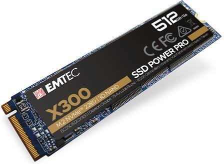 Emtec X300 Power Pro M.2 NVMe SSD 512 GB Schwarz - Bild 2