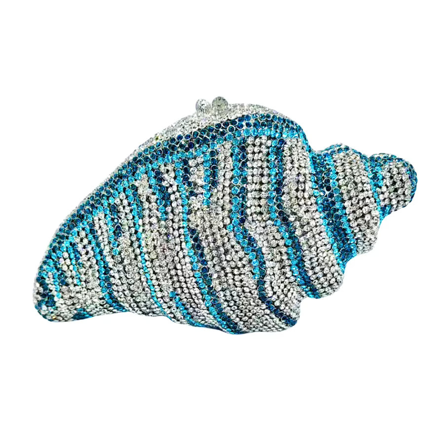 OLOEY Kette, Damen, Blau/Gold, Kristalle, Diamant, Strass - Bild 3