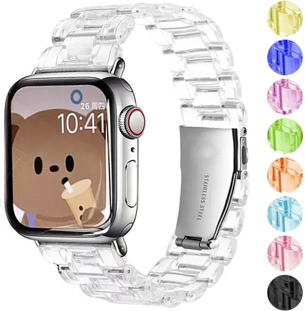 Smartwatch-Armband Transparentes Harz, Unisex - Bild 1