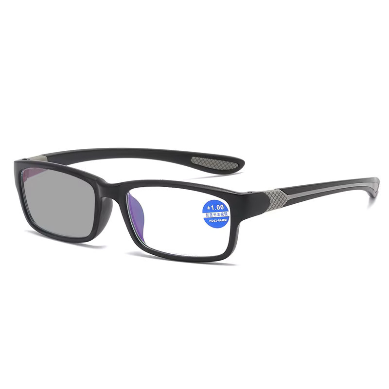 GTAF Brille, Vollrand, rechteckig, Kunststoff, schwarz - Bild 2
