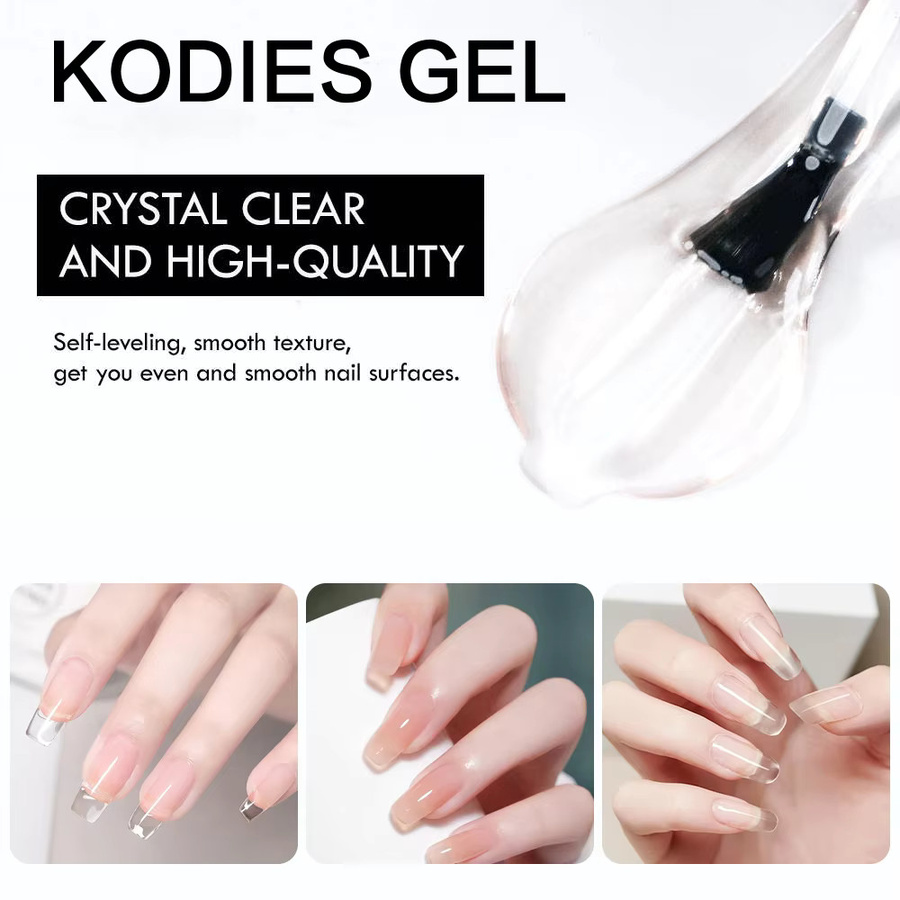 KODIES GEL Crystal Top Coat, Glänzend - Bild 4