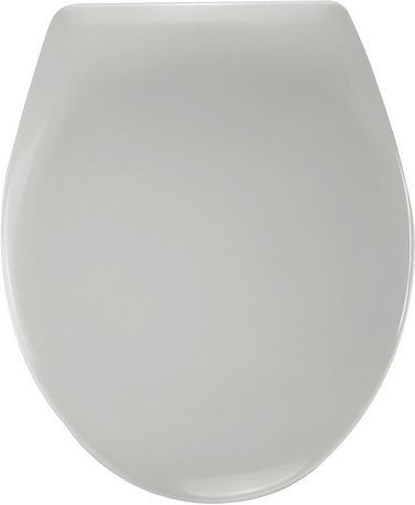 WELLWATER WC-Sitz Cheng aus Duroplast mit Soft-Close und antibakterieller Beschichtung, oval, weiss, B: 45,5 cm, T: 37,1 cm, H: 5,0 cm - Bild 1