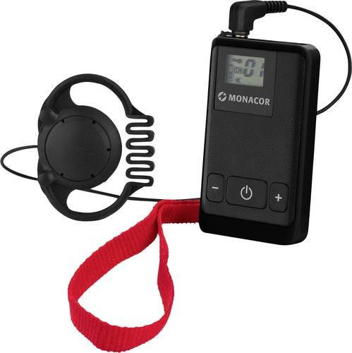 Monacor ATS-22R Funk-Sprachmikrofon mit Bluetooth in Schwarz - Bild 1