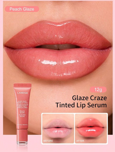 Laneige Glaze Melting Lip Serum Glossy Peach, 12g - Bild 1