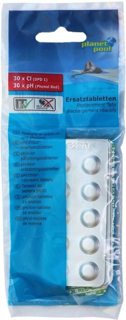 Planet Pool pH und Chlor Ersatztabletten, 60 Stück, Blau - Bild 1