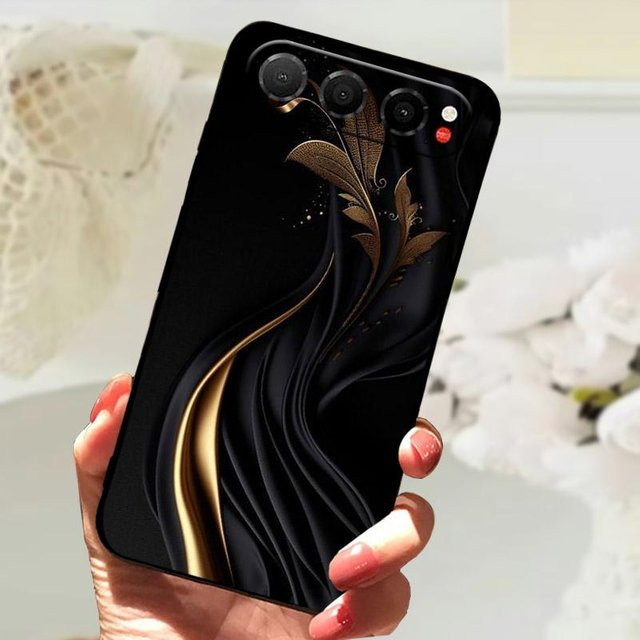 ZTE Nubia Air 5G Silikonhülle in Schwarz mit mattem TPU-Schutz - Bild 1