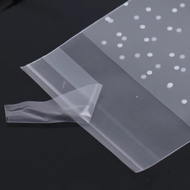 MOONMADE Transparente selbstklebende Schmuckverpackungsbeutel aus Kunststoff, 50 Stück, wiederverschließbar und staubdicht für Süßigkeiten, Kekse oder DIY-Projekte - Bild 3