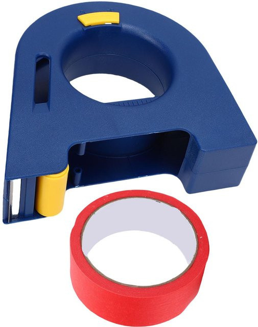 Koogeelife Kreppbandabroller mit Rolle und Schneider für Heimrenovierungen in Rot oder Blau - Bild 1
