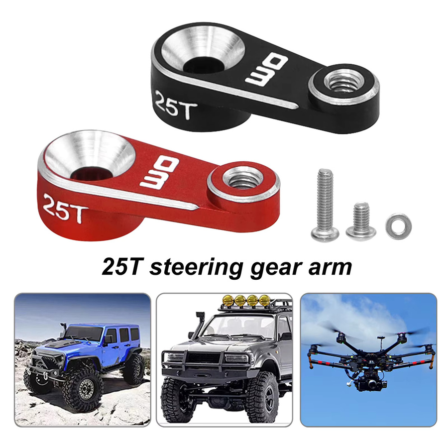 Shunmaii Servo Horn Ersatz Verlängerung, Metall, 1:18, Zubehör - Bild 2