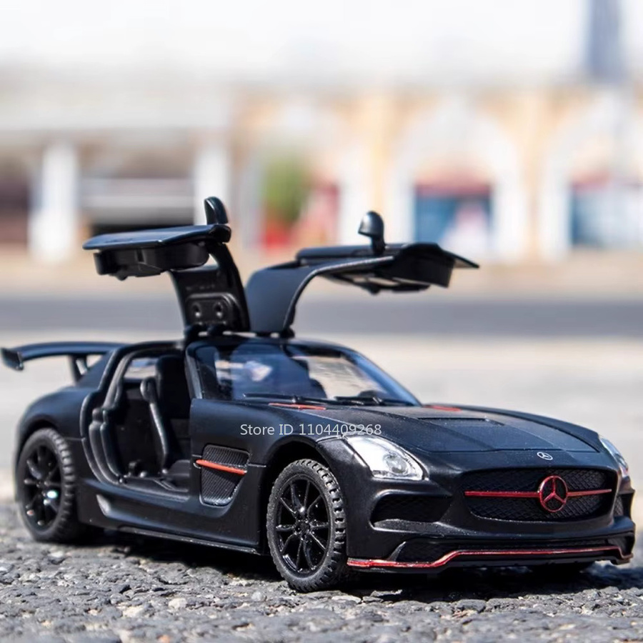 RMZ city SLS S400L Sportwagen Modell, Maßstab 1:32, mit Licht und Sound - Bild 3