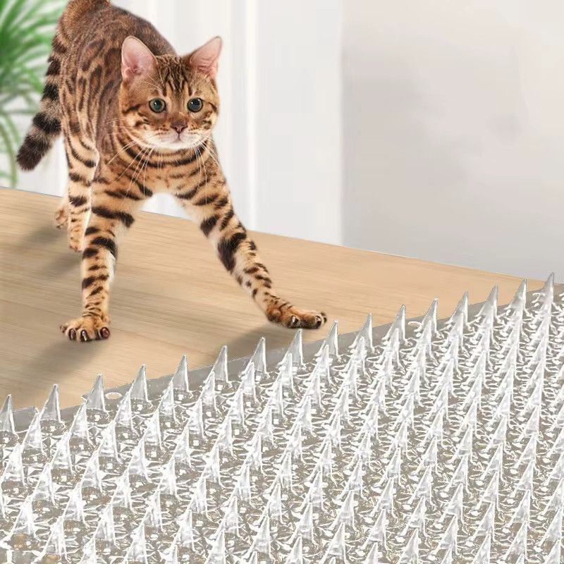 Qumao Network Kunststoffmatte mit Spikes zur Abwehr von Katzen und Haustieren, wetterbeständige Anti-Graben-Matte - Bild 2
