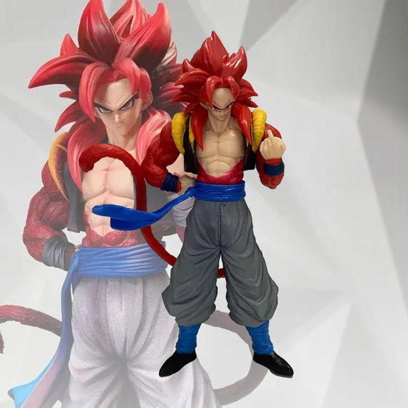 Bandai Dragon Ball Super Saiyan Wujita Handgefertigtes Anime Modell Ornament aus Kunststoff, mehrfarbig - Bild 1
