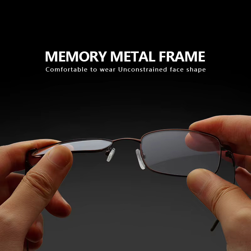 ZENOTTIC Korrektionsbrille, Metall, Vollrand, quadratisch, Herren - Bild 2