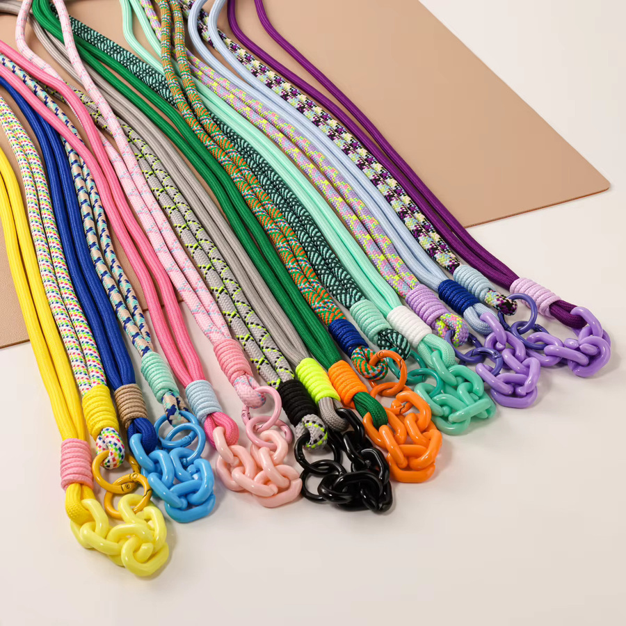 Modisches Handy-Lanyard mit kreativem Knoten-Design als universeller Anti-Verlust Umhängeriemen für Handytaschen und Taschen - Bild 1