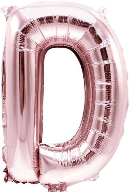 Rico Design Folienballon Buchstabe in Rosa, Höhe: 36 cm - Bild 1