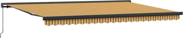 vidaXL Einziehbare Markise Mehrfarbig B: 500 cm, T: 300 cm aus Polyester und Metall - Bild 1
