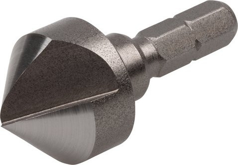 Wolfcraft Senker mit 1/4-Zoll-Sechskant in Schwarz, Durchmesser: 19 mm - Bild 1