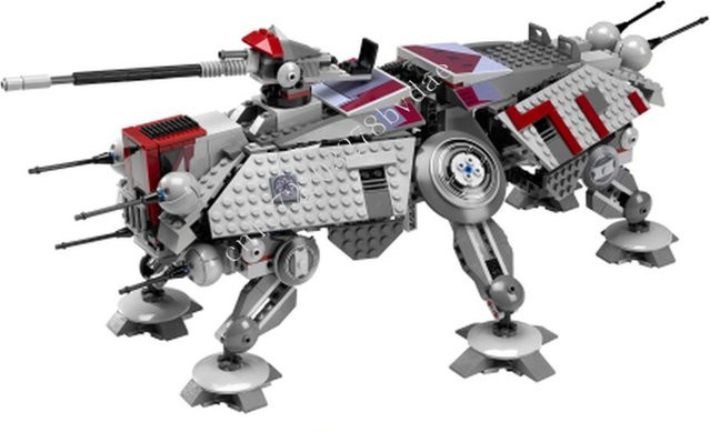 AT-TE Walker Weltraum-Krieg Militär MOC Raumschiff Kampfmodell Bausteine, 810 Teile - Bild 1