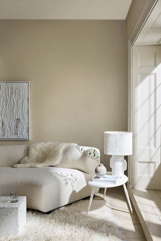 Little Greene Intelligent Eggshell Wandfarbe Silent White 329, 5 l - Bild 2