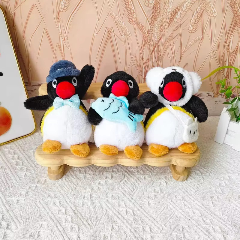 TAKARA TOMY Plüsch-Pinguin-Schlüsselanhänger, 15 cm, bunt - Bild 2