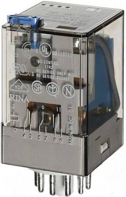 Finder Industrie-Steckrelais 60.13.9.220.0040 transparent - Bild 1
